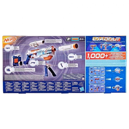Hasbro Nerf Loadout Arctic Zerostriker Blaster & N1 Darts G1763