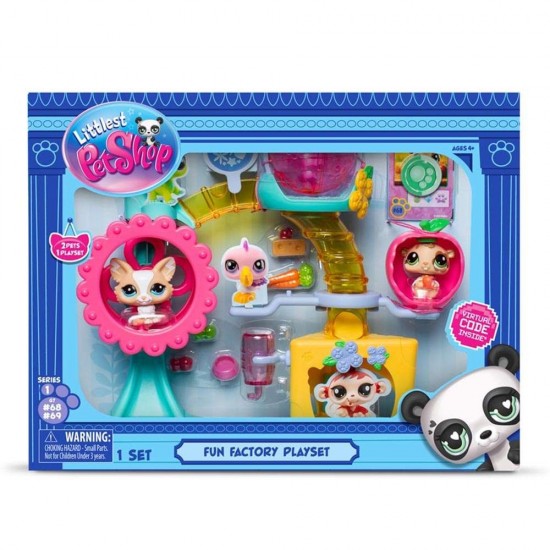 Hasbro Littlest Pet Shop Πάρκο Διασκέδασης BF000519 Hasbro Littlest Pet Shop Πάρκο Διασκέδασης BF000519