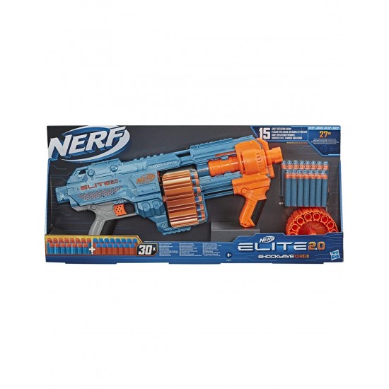 Nerf Elite 2.0 Shockwave Rd-15 Εκτοξευτής Με 30 Βελάκια E9527