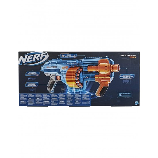 Nerf Elite 2.0 Shockwave Rd-15 Εκτοξευτής Με 30 Βελάκια E9527