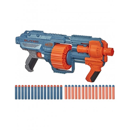 Nerf Elite 2.0 Shockwave Rd-15 Εκτοξευτής Με 30 Βελάκια E9527