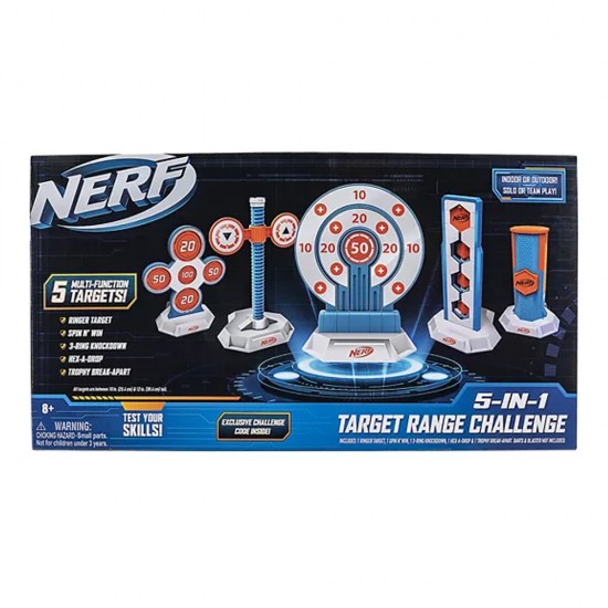 Hasbro NERF Elite Target GamePlay - Στόχοι πρόκλησης 5 σε 1