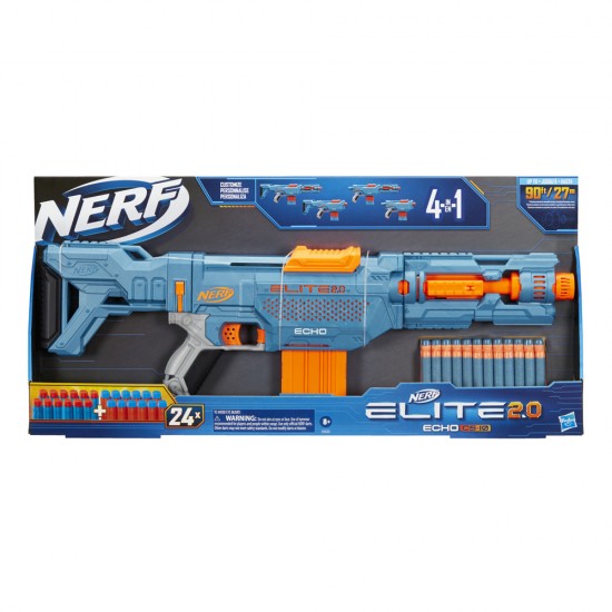 Hasbro Nerf Elite 2.0 Echo Cs-10 Εκτοξευτής Με 24 Βελάκια E9533