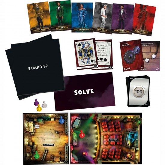 Hasbro Επιτραπέζιο Cluedo Escape The Illusionists Club F8817