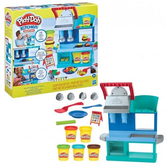 Hasbro Play-Doh Kitchen Creations Busy Chef's Restaurant 