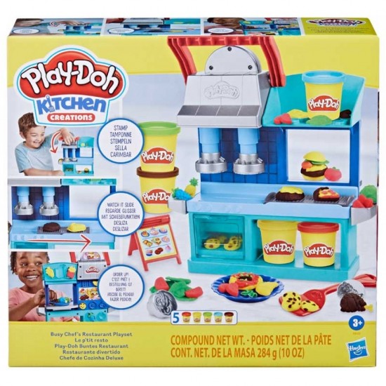 Hasbro Play-Doh Kitchen Creations Busy Chef's Restaurant 