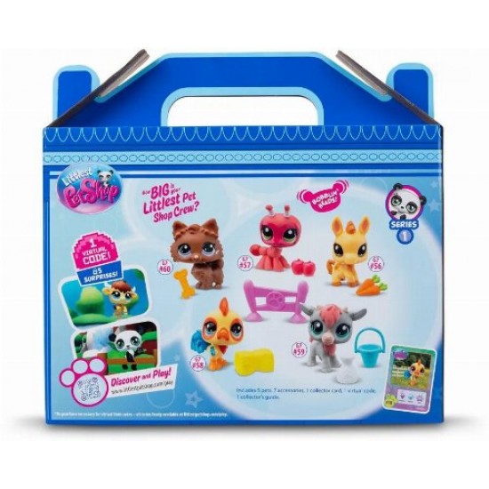 Hasbro Littlest Pet Shop Φιγούρες 5Τμχ-Φάρμα BF000510