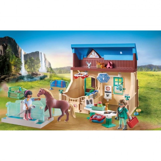 Playmobil Horses Of Waterfall Κτηνιατρική Κλινική Αλόγων 71352