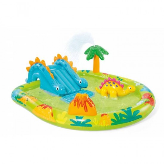 Intex Πισίνα Little Dino Play Center 191x152x58 cm