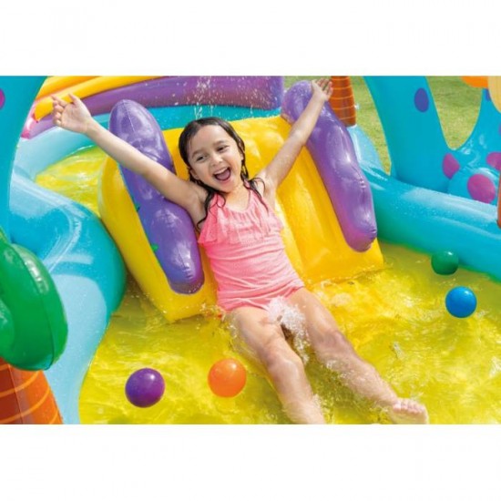 Intex Πισίνα Dinoland Play Center 302x229x112cm 