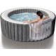 Intex Greywood Deluxe Bubble Massage Πισίνα PVC Φουσκωτή Υδρομασάζ 