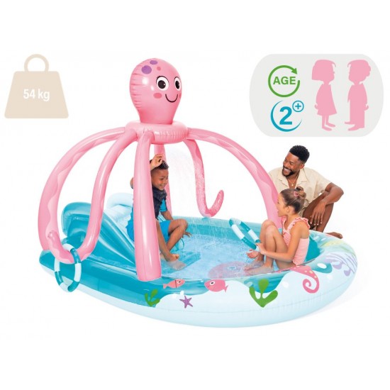 Intex Friendly Octopus Play Center Παιδική Πισίνα Φουσκωτή