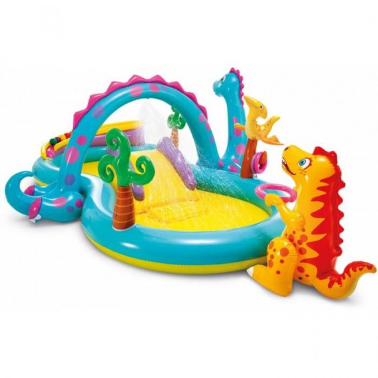 Intex Πισίνα Dinoland Play Center 302x229x112cm 
