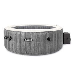 Intex Greywood Deluxe Bubble Massage Πισίνα PVC Φουσκωτή Υδρομασάζ 