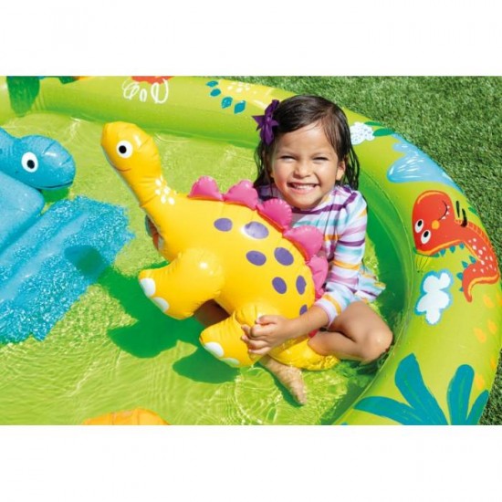 Intex Πισίνα Little Dino Play Center 191x152x58 cm