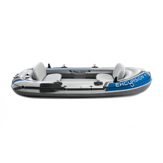 Intex Excursion 4 Φουσκωτή Βάρκα 4 Ατόμων με Κουπιά & Τρόμπα 315x165εκ.