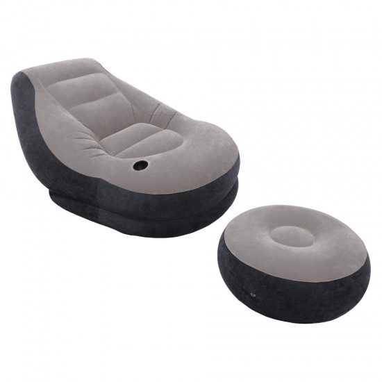 Intex Φουσκωτή Πολυθρόνα με Υποπόδιο Ultra Lounge 68564
