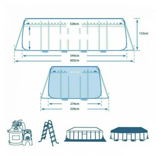 Intex Πισίνα-Ultra XTR Set 549x274x132cm (26356) Intex Πισίνα-Ultra XTR Set 549x274x132cm (26356)