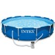 Intex Πισίνα PVC με Μεταλλικό Σκελετό 366x366x76εκ. Intex Πισίνα PVC με Μεταλλικό Σκελετό 366x366x76εκ.