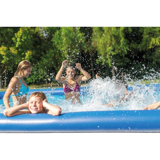 Intex Στρογγυλή Πισίνα PVC Φουσκωτή 366x76εκ