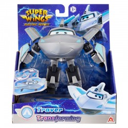 Just Toys Super Wings Electric Heroes Transforming Traver 15cm