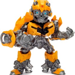 Jada Toys Transformers Bumblebee 253111001 Die-Cast Collectable Figure, Yellow, 10 cm