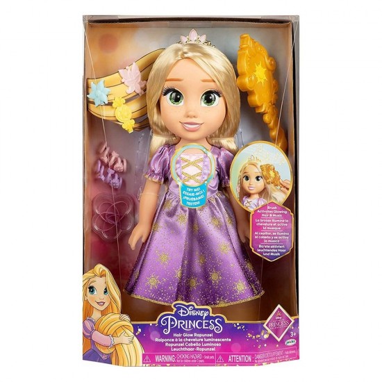 Jakks Pacific Disney Princess Hair Glow Rapunzel Singing Doll 38cm  JPA21725