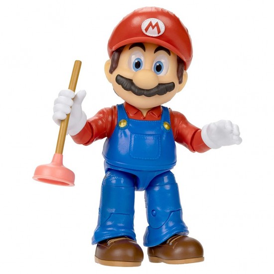 Jakks Pacific Φιγούρα Super Mario με αξεσουάρ (Super Mario Movie) 12,5εκ