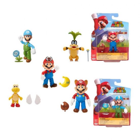 Super Mario Φιγούρα 10εκ. Wave 20 - 5 Σχέδια (JPA40309)