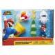 Jakks Pacific Σετ διόραμα με 5 φιγούρες Super Mario Underwater (Super Mario)