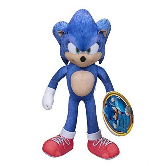 Jakks Pacific Λούτρινο Sonic με ήχους (Sonic the Hedgehog movie) 32,5εκ