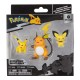 Jazwares Pokemon Φιγούρες Μάχης Evolution Pack Pichu, Pikachu, Raichu 3τεμ. 