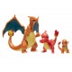 Jazwares Pokemon φιγούρες εξέλιξης (Charmander, Charmeleon, Charizard)