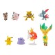 Jazwares Pokemon 8 Figure Battle Pack Pikachu, Pummeluff, Wuffels, Sniebel, Abra, Ditto, Folipurba & Karpador Wave 8 PKW2686