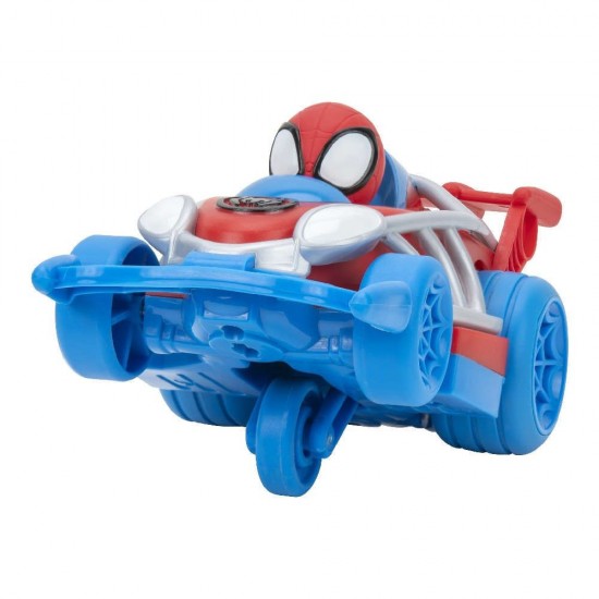 Spidey and His Amazing Friends Όχημα Pull Back Webbed Wheelies με Φιγούρα 15εκ. Spidey  JWS00014-A/SNF0015