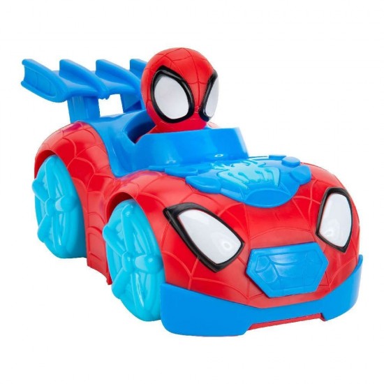 Spidey and His Amazing Friends Bump N Go Flash N Dash Web Crawler Spidey 20cm