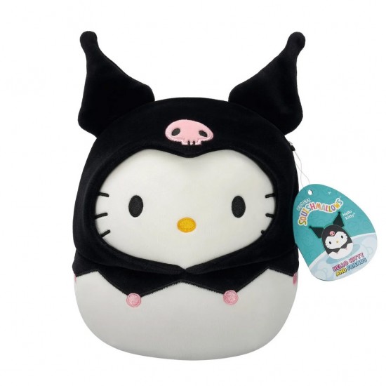 Jazwares Squishmallows HELLO KITTY IN KUROMI - Λούτρινα με Hoodies