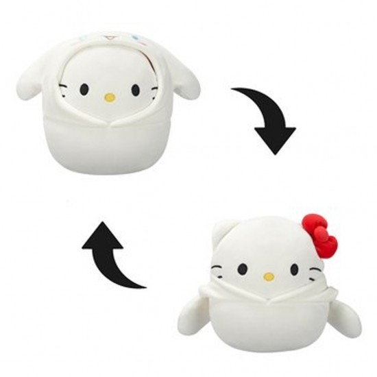 Jazwares Squishmallows HELLO KITTY IN CINNAMOROL - Λούτρινα με Hoodies