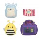 Jazwares Micromallows - Σετ Παιχνιδιού 4τμχ Λούτρινα 6εκ Squishmallows & Αξεσουάρ (4 σχέδια σετ)