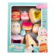 Jazwares Micromallows - Σετ Παιχνιδιού 8τμχ Λούτρινα 6εκ Squishmallows & Αξεσουάρ