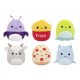 Jazwares Micromallows - Σετ 6τμχ Λούτρινα 6εκ Squishmallows (4 σχέδια)