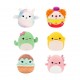 Jazwares Micromallows - Σετ 6τμχ Λούτρινα 6εκ Squishmallows (4 σχέδια)