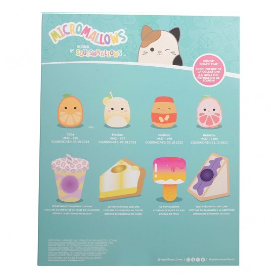 Jazwares Micromallows - Σετ Παιχνιδιού 8τμχ Λούτρινα 6εκ Squishmallows & Αξεσουάρ