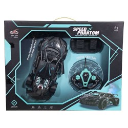Kider Toys Τηλεκατευθυνόμενο R/C Speed Phantom Όχημα με Φώτα, Τιμόνι, Πεταλιέρα και Φορτιστή - 2 Σχέδια (911-606A)