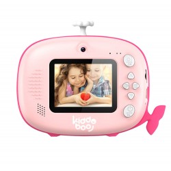 Kiddoboo Παιδική Φωτογραφική Μηχανή Άμεσης Εκτύπωσης FotoFun 2 Whale Pink KBP82PNK