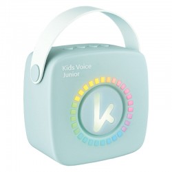 Kiddoboo KidsVoice JUNIOR mini Karaoke Speaker & Mic Blue + NikoletaTV KBT3NTBLU
