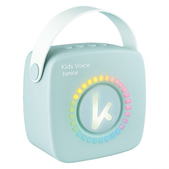 Kiddoboo KidsVoice JUNIOR mini Karaoke Speaker & Mic Blue + NikoletaTV KBT3NTBLU