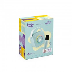 Kiddoboo KidsVoice JUNIOR mini Karaoke Speaker & Mic Blue + NikoletaTV KBT3NTBLU