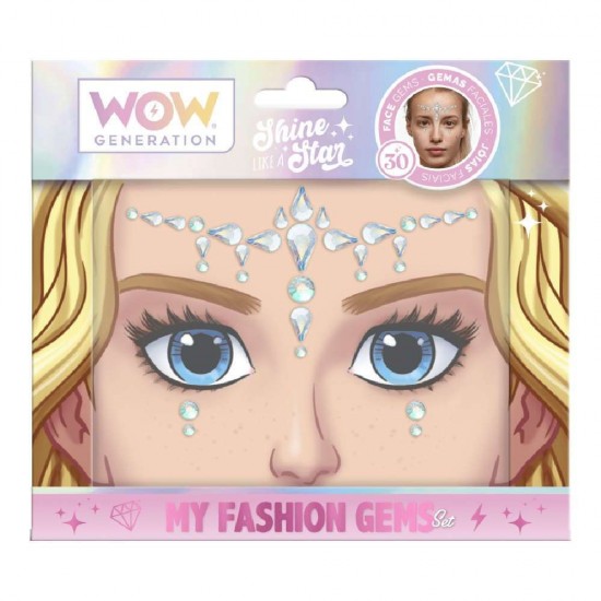 WOW Generation Decorative Face Gems 1pc - 3 Designs (88325)