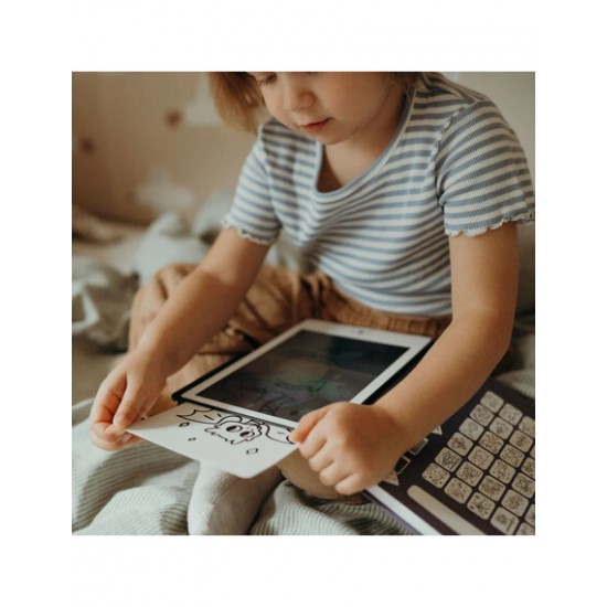 KIDYWOLF: Tablet ζωγραφικής με οθόνη LCD (30 κάρτες)- Once Upon A Time